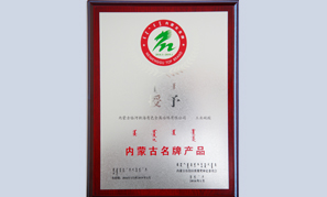 內蒙古臨河新海有色金屬冶煉公司名牌產品獎